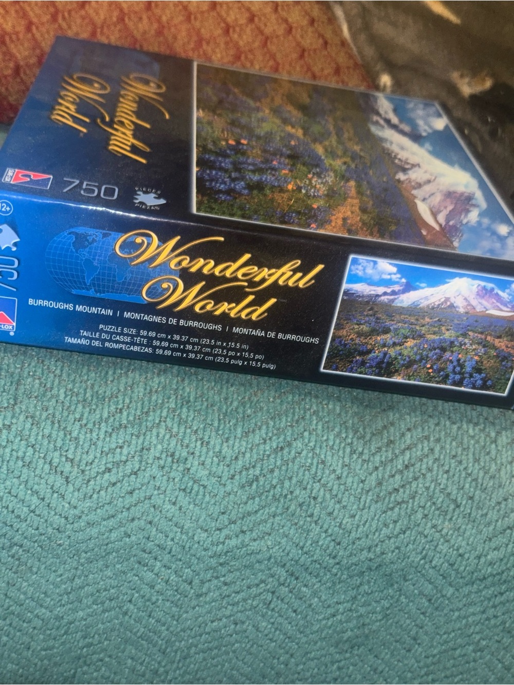 Wonderful World Burroughs Mountain 750-Piece Puzzle - Scenic Wildflowers/ Sealed